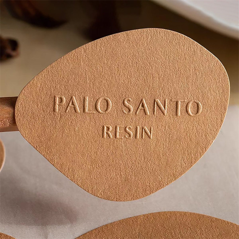 Custom 3D Embossed Gold Foil A - Personalised Candle Label avaliação e preço