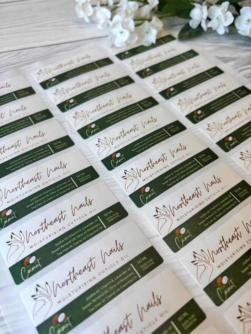 Custom 3D Embossed Gold Foil A - Personalised Candle Label avaliação e preço