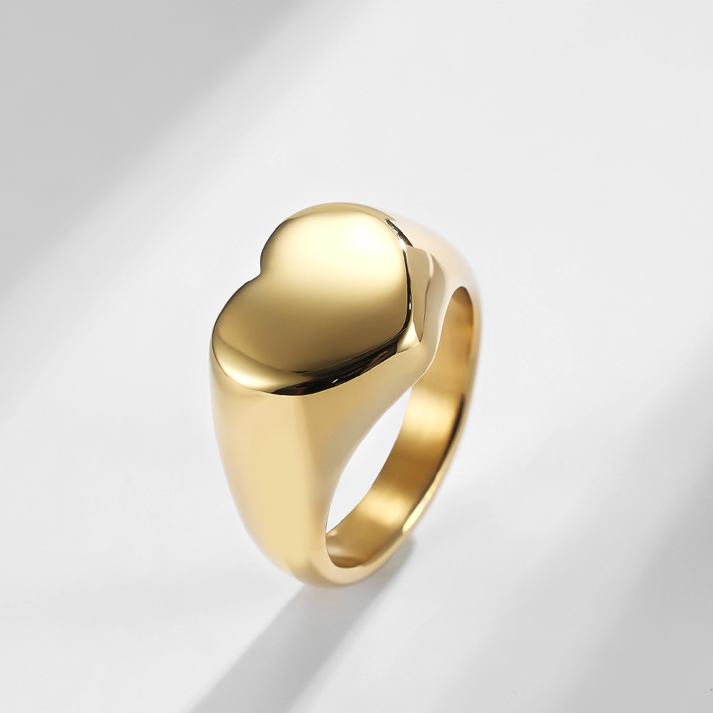 Customized Women Signet Ring C - Initial Ring Custom avaliação e preço