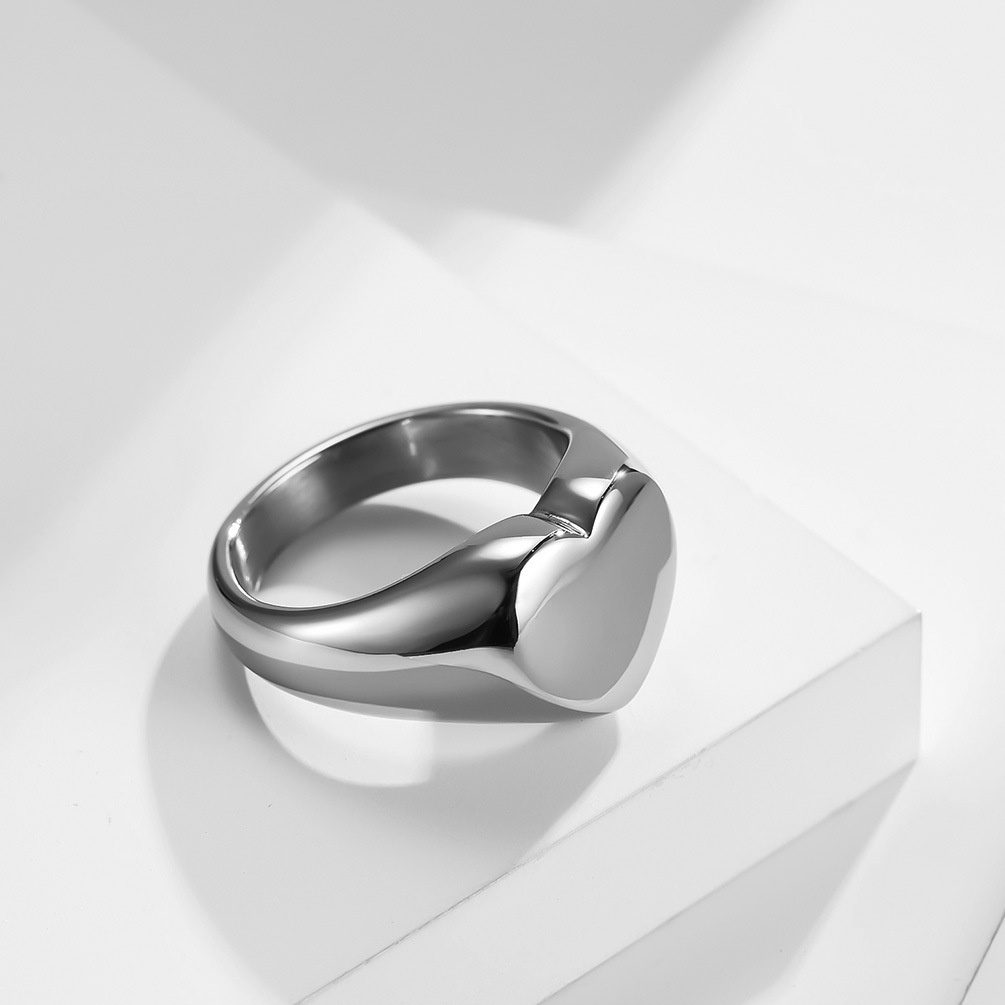 Customized Women Signet Ring C - Initial Ring Custom avaliação e preço