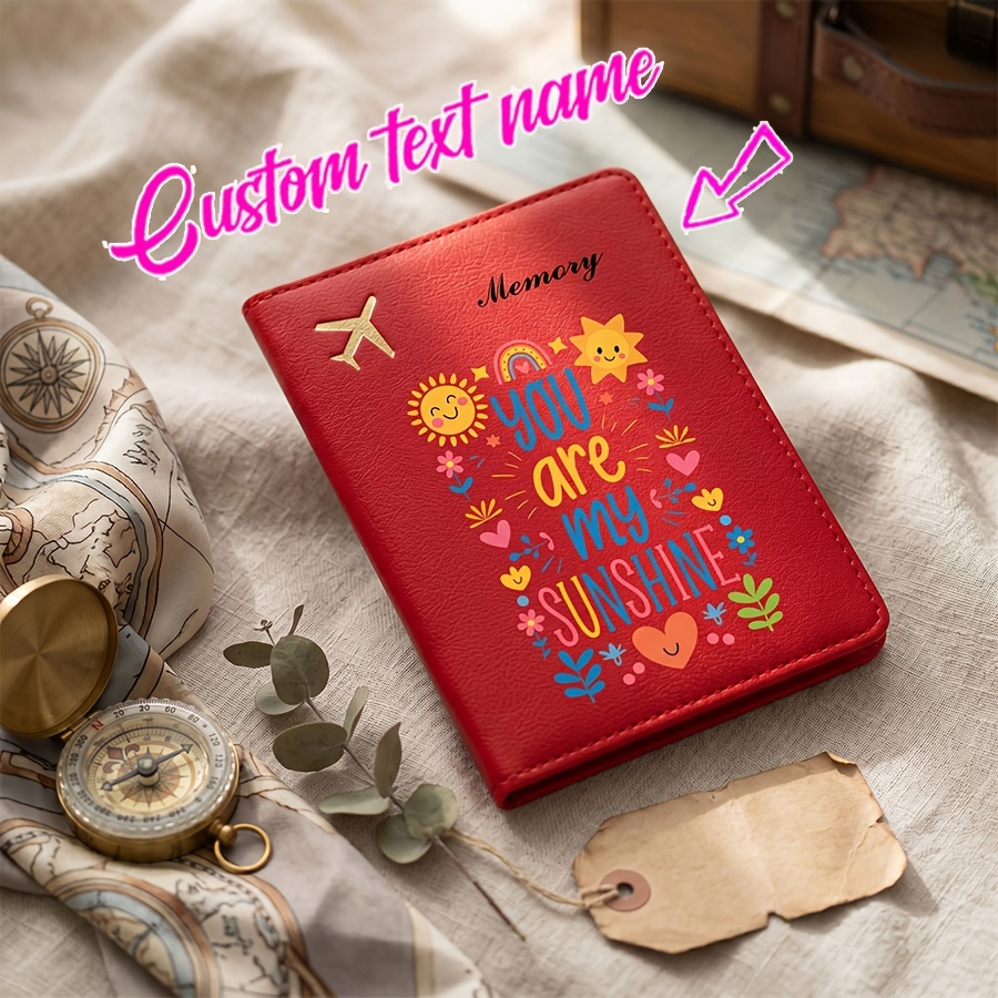 Custom rainbow sunshine passpo - Personalized Name Box avaliação e preço